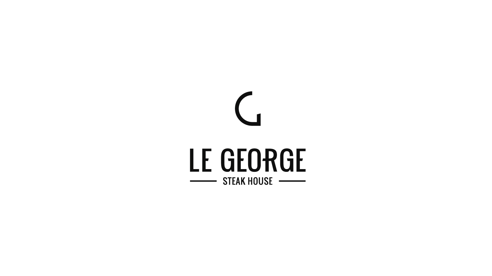 Logo Le George fond blanc