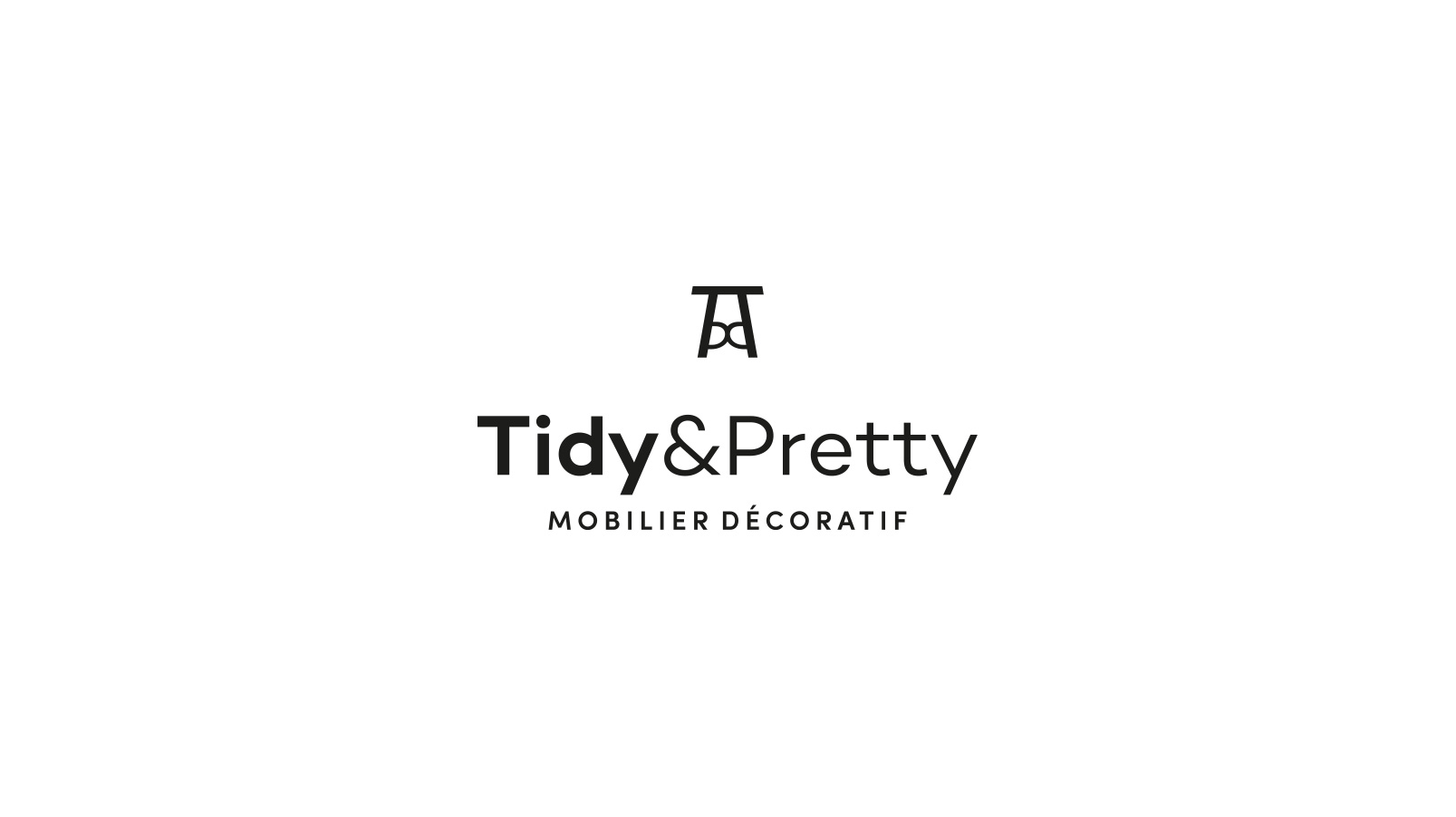 Logo Tidy&Pretty fond blanc