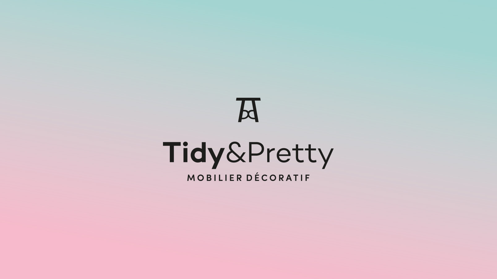 Logo Tidy&Pretty fond dégradé