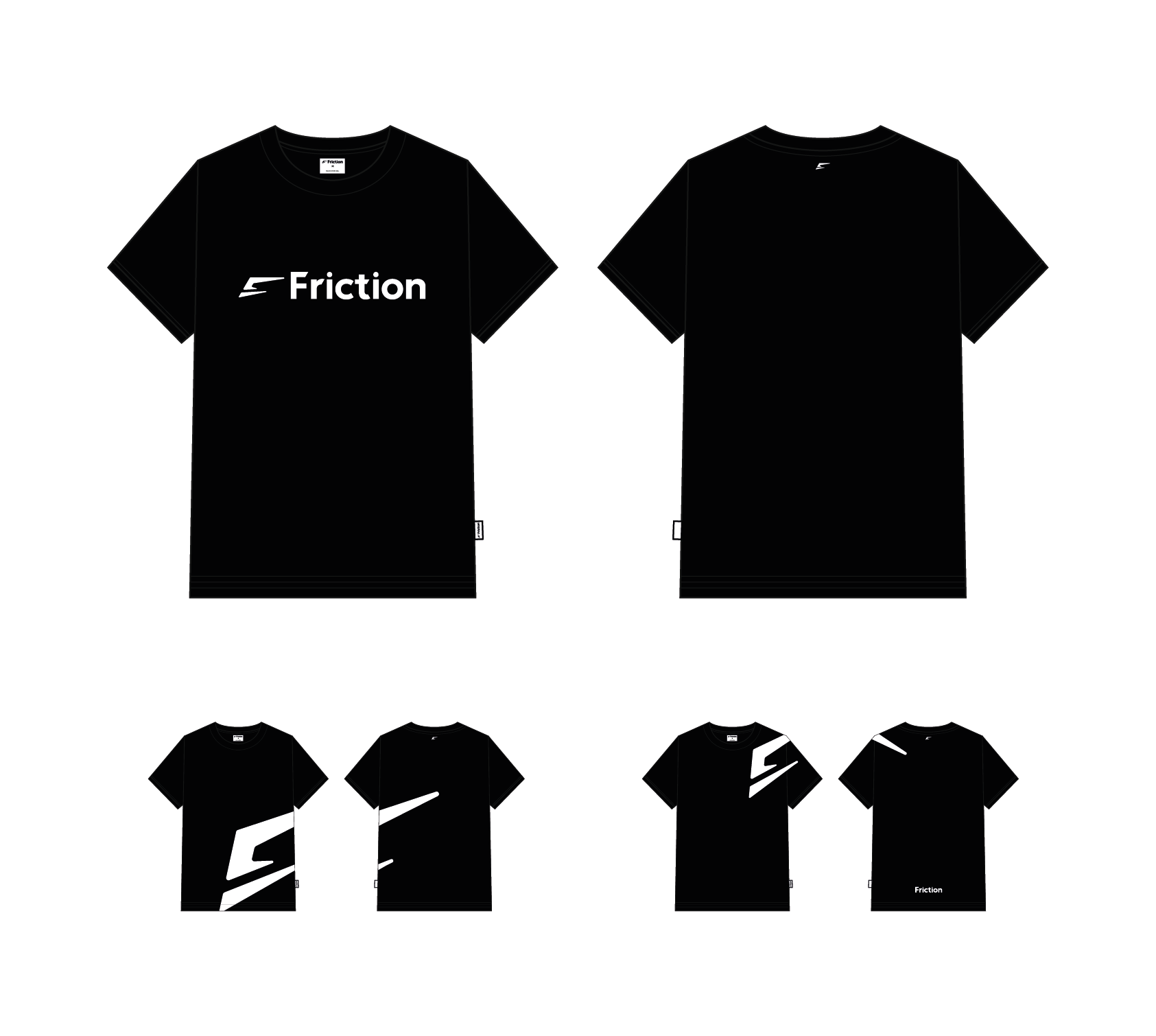 Tshirts modèle blanc Friction